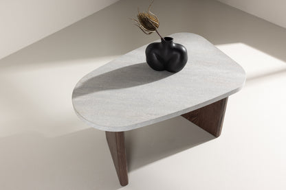 Grönvik sidebord - 70 × 45 cm - lysegrå, grå, mokka - billede 15