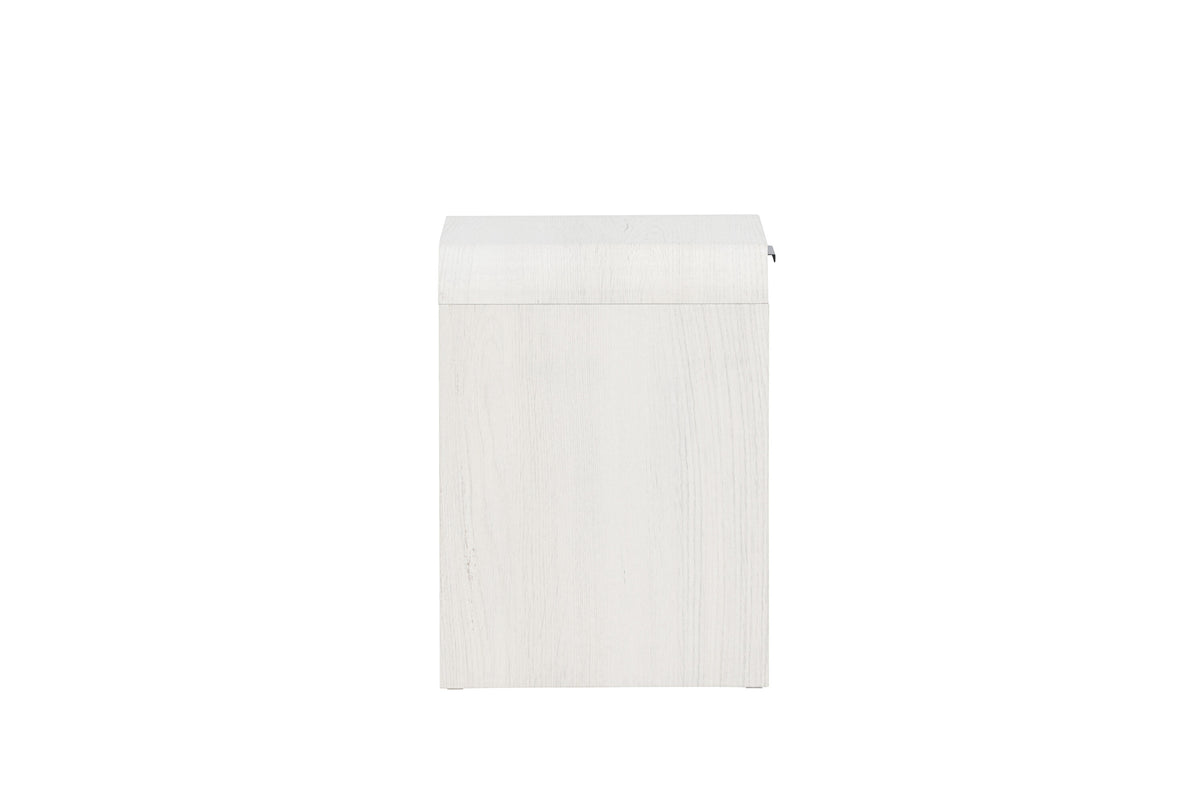 Lyngdal sengebord - 40 × 30 cm - hvidpigmenteret - billede 10