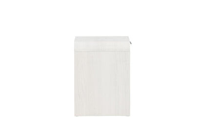 Lyngdal sengebord - 40 × 30 cm - hvidpigmenteret - billede 10