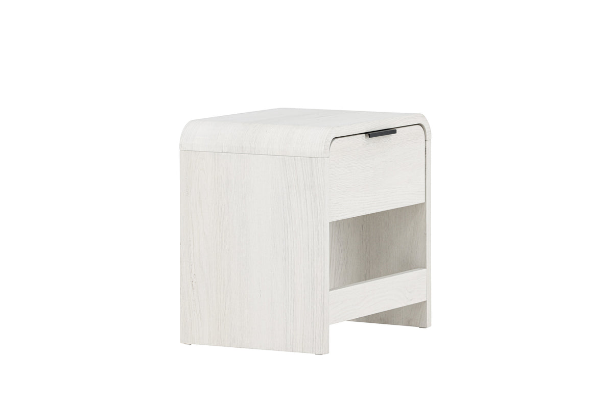 Lyngdal sengebord - 40 × 30 cm - hvidpigmenteret - billede 11