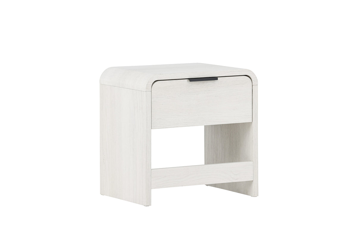 Lyngdal sengebord - 40 × 30 cm - hvidpigmenteret - billede 12