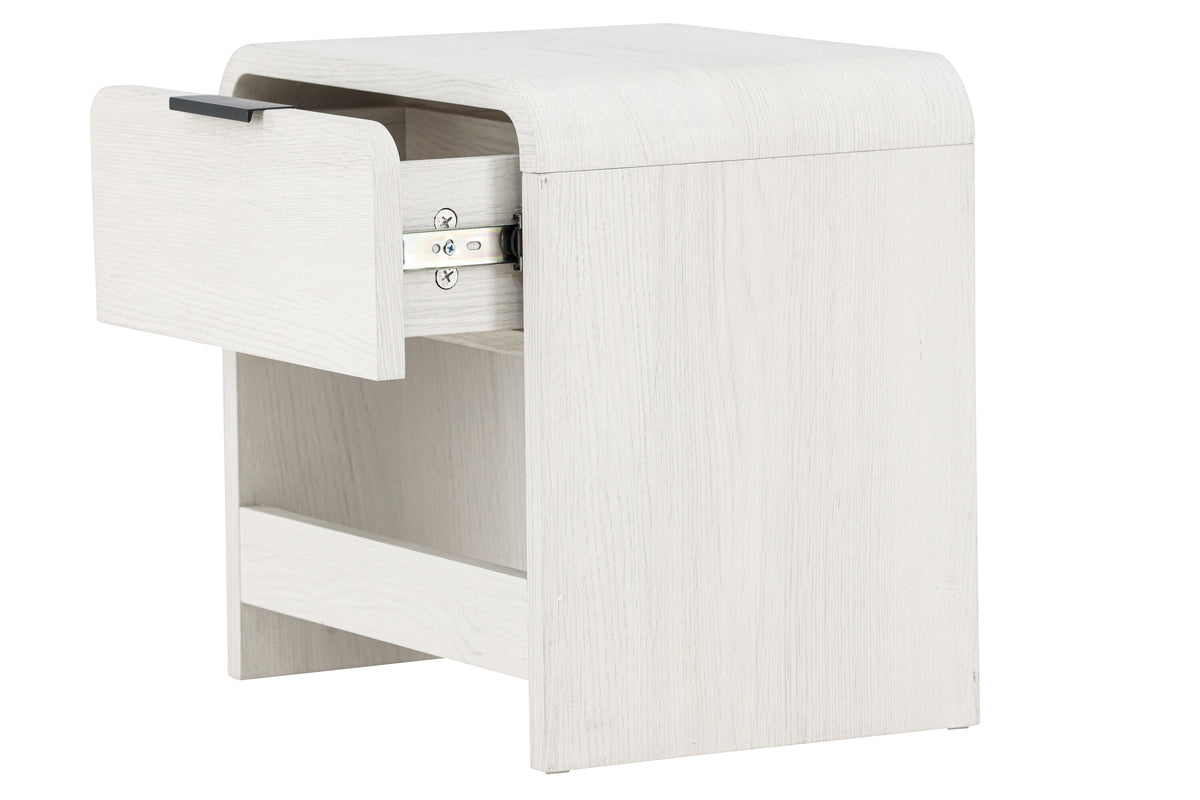 Lyngdal sengebord - 40 × 30 cm - hvidpigmenteret - billede 13
