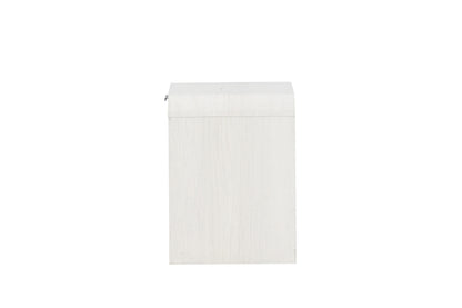 Lyngdal sengebord - 40 × 30 cm - hvidpigmenteret - billede 4