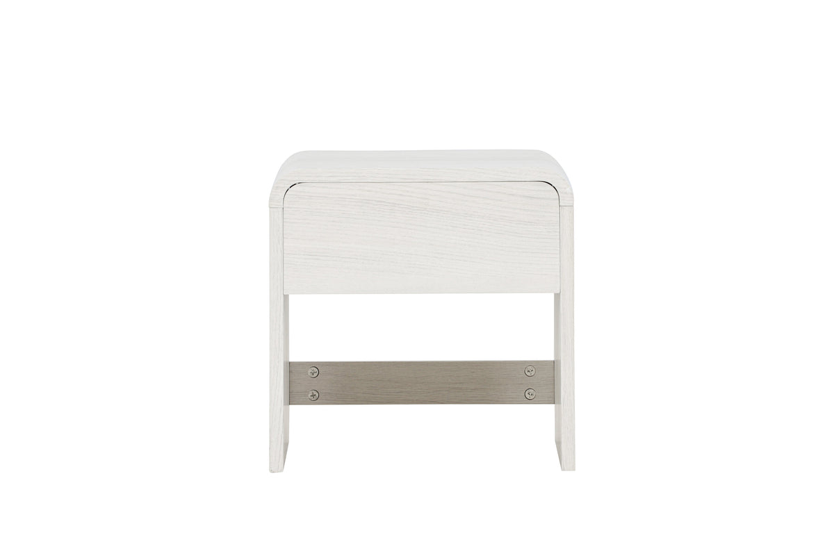 Lyngdal sengebord - 40 × 30 cm - hvidpigmenteret - billede 7