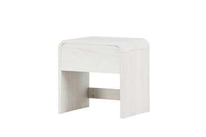 Lyngdal sengebord - 40 × 30 cm - hvidpigmenteret - billede 8