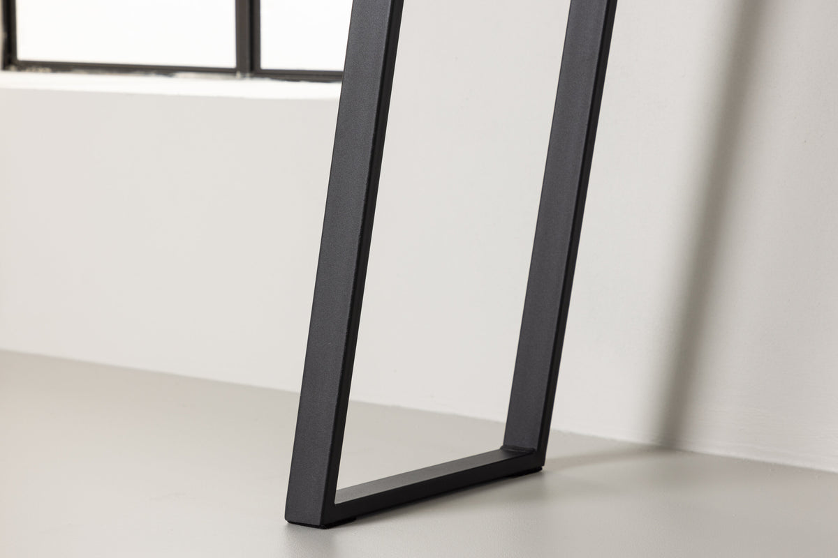 Horten sidebord - 100 × 40 cm - sort, klar, transparent - billede 15