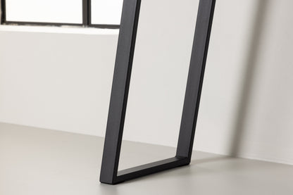 Horten sidebord - 100 × 40 cm - sort, klar, transparent - billede 15