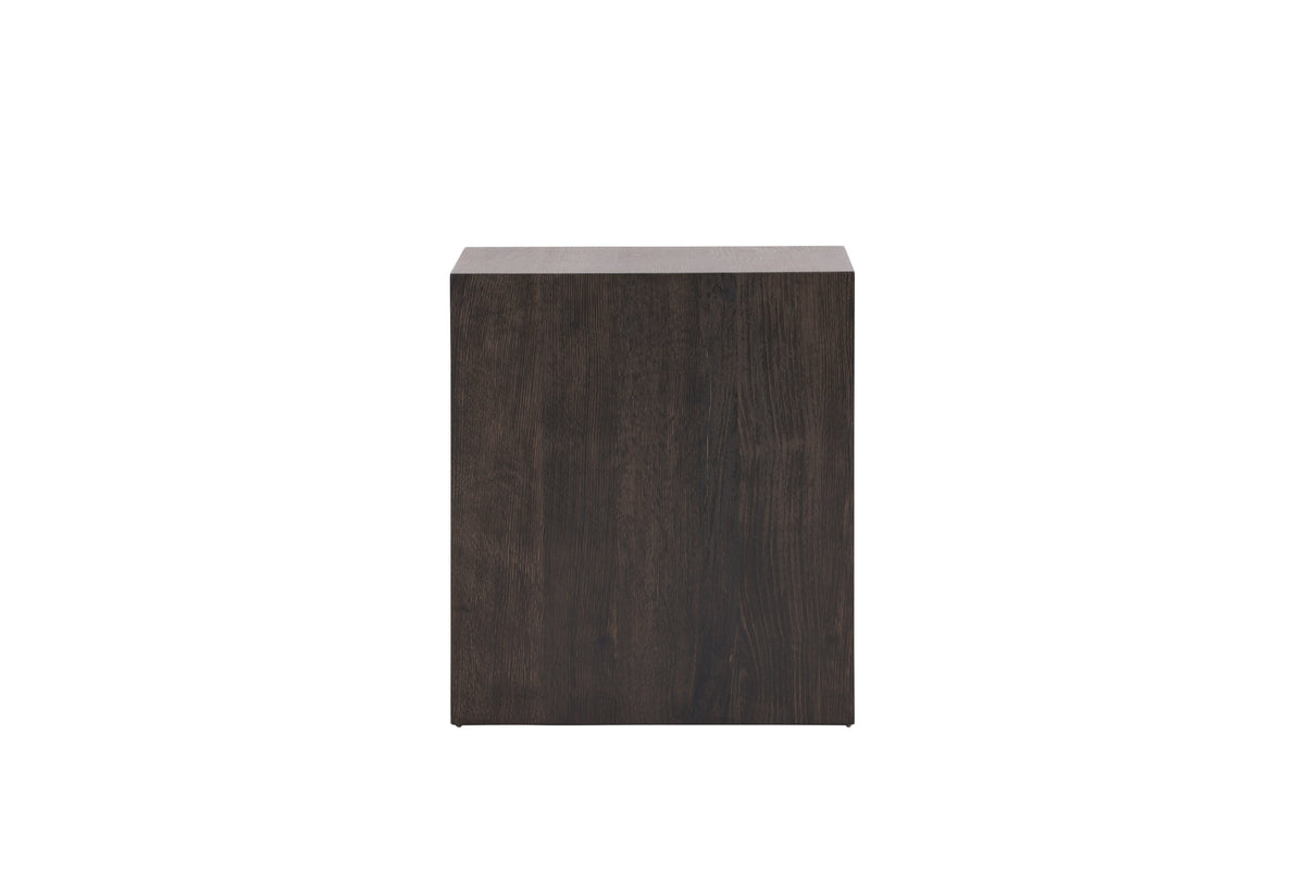 York sofabord - 40 × 40 cm - mokka - billede 1