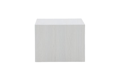 York sofabord - 80 × 60 cm - hvidpigmenteret - billede 1