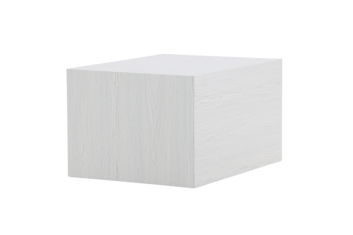 York sofabord - 80 × 60 cm - hvidpigmenteret - billede 2
