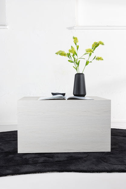 York sofabord - 80 × 60 cm - hvidpigmenteret - billede 17