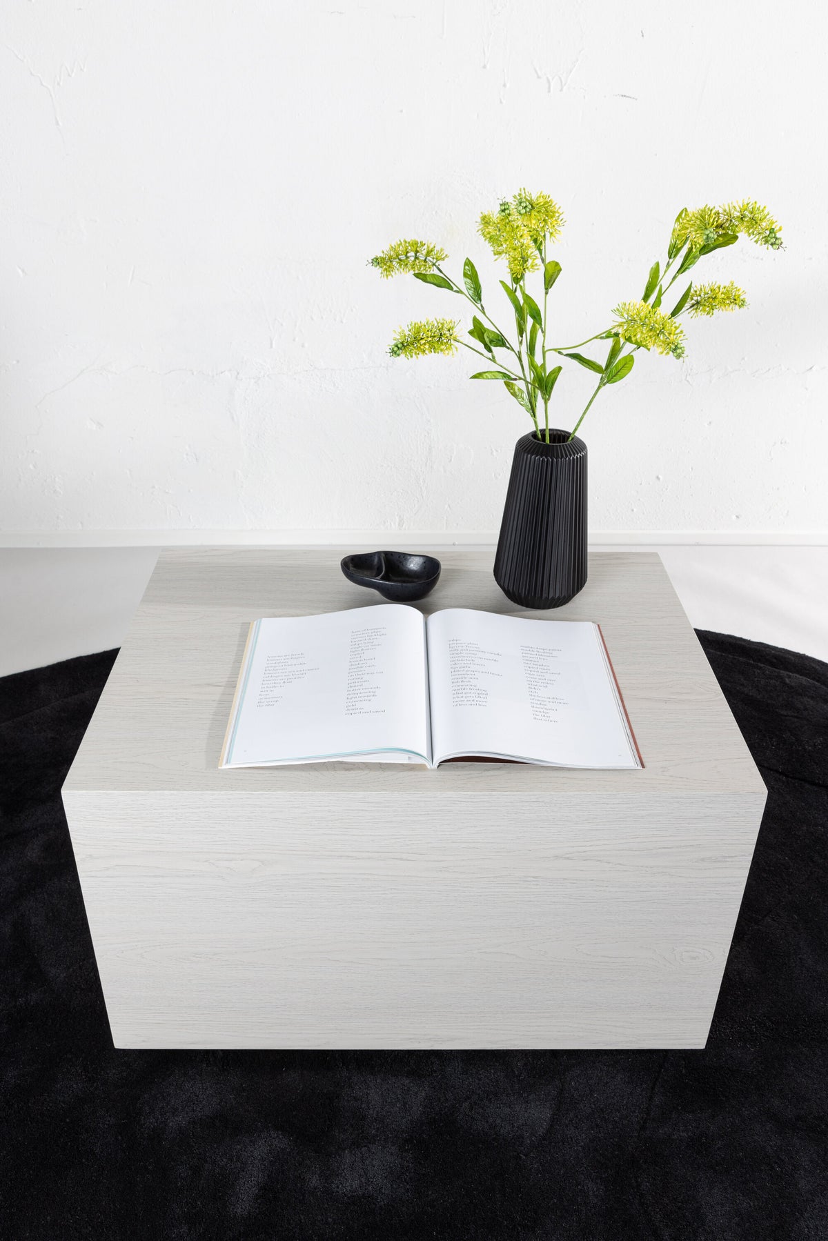 York sofabord - 80 × 60 cm - hvidpigmenteret - billede 18