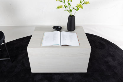 York sofabord - 80 × 60 cm - hvidpigmenteret - billede 14