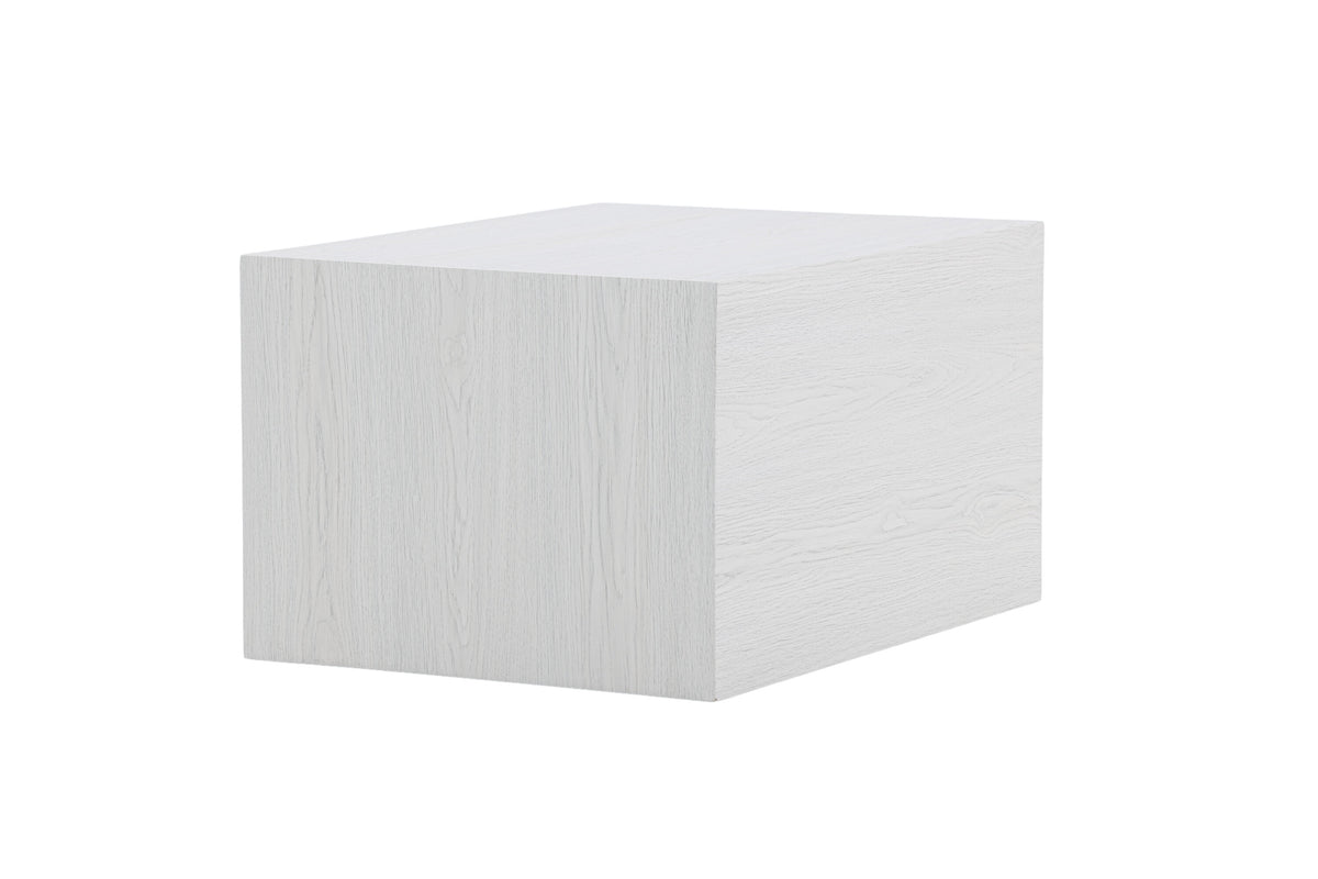 York sofabord - 80 × 60 cm - hvidpigmenteret - billede 8