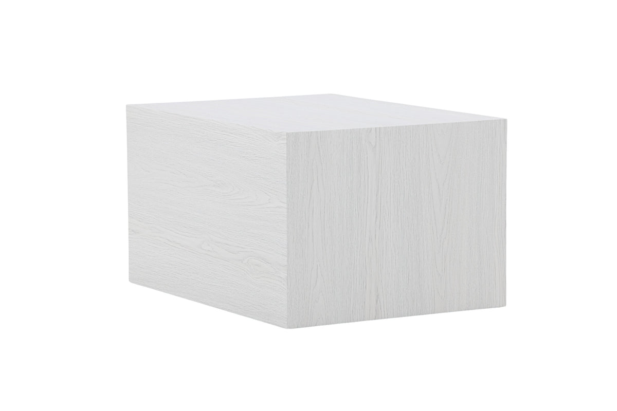 York sofabord - 80 × 60 cm - hvidpigmenteret - billede 12