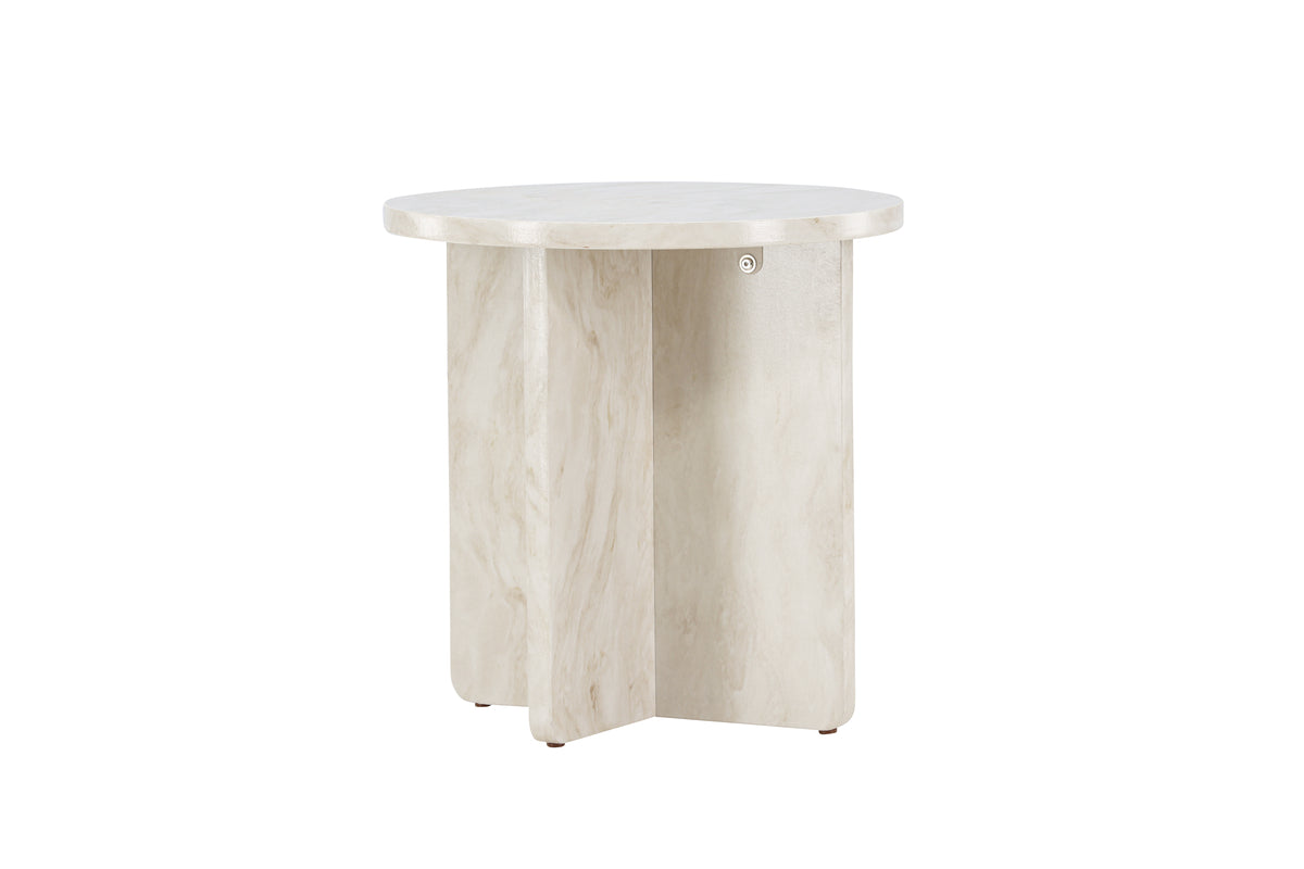 Ålesund Sidebord ⌀50 Beige