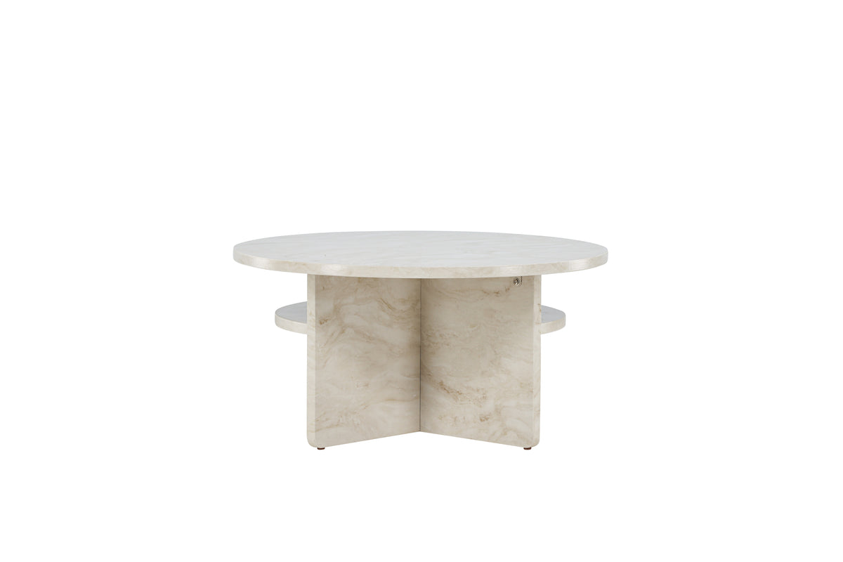 Ålesund Sofabord ⌀85 Beige