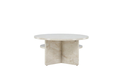 Ålesund Sofabord ⌀85 Beige