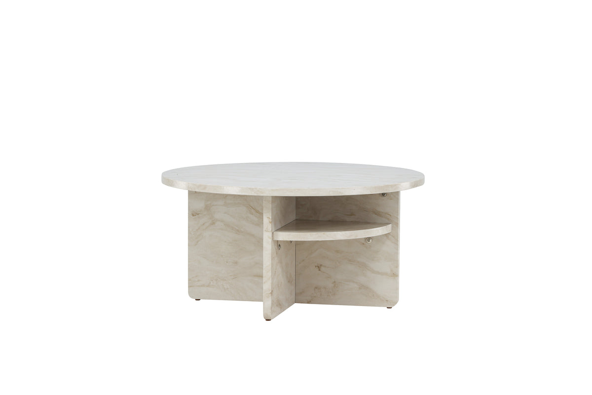 Ålesund Sofabord ⌀85 Beige