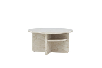 Ålesund Sofabord ⌀85 Beige