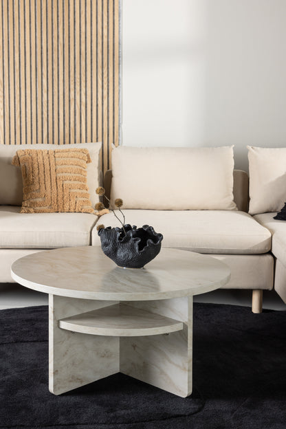 Ålesund sofabord - Ø85 cm - beige - billede 16
