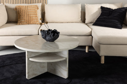Ålesund sofabord - Ø85 cm - beige - billede 13