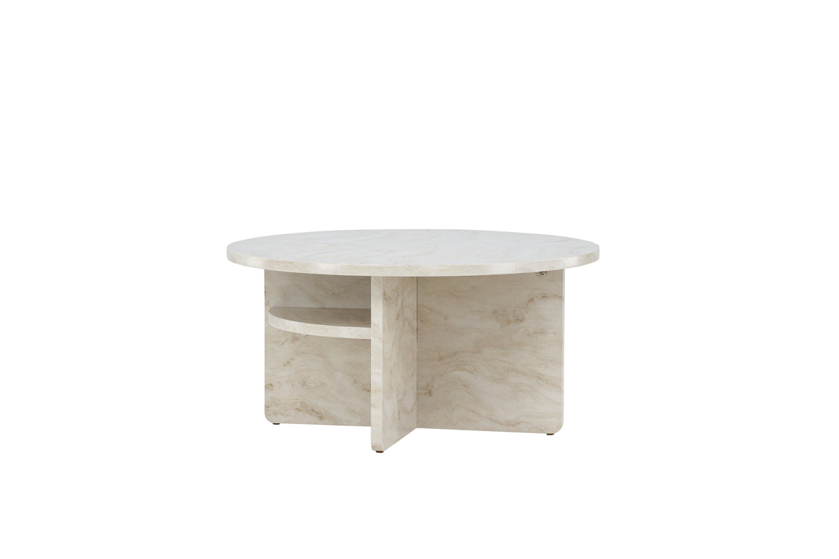Ålesund sofabord - Ø85 cm - beige - billede 3