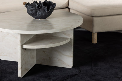 Ålesund sofabord - Ø85 cm - beige - billede 14