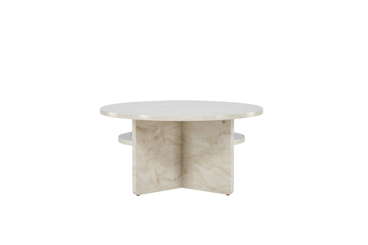 Ålesund sofabord - Ø85 cm - beige - billede 4