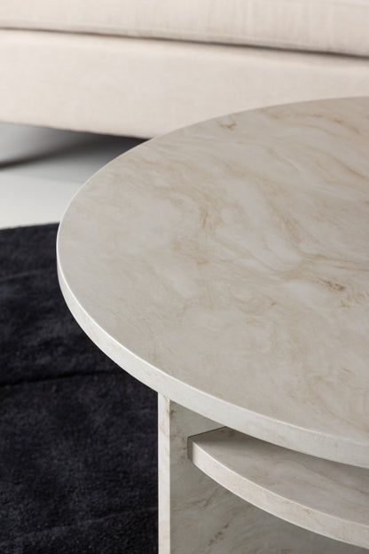 Ålesund sofabord - Ø85 cm - beige - billede 18
