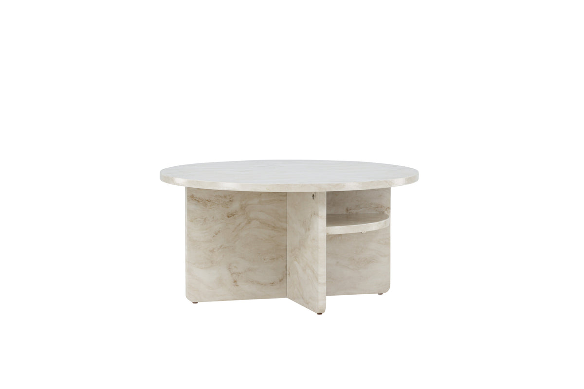 Ålesund sofabord - Ø85 cm - beige - billede 5