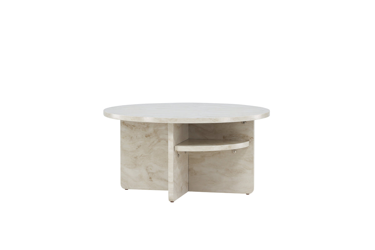 Ålesund sofabord - Ø85 cm - beige - billede 6