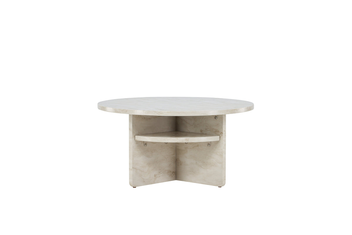 Ålesund sofabord - Ø85 cm - beige - billede 7
