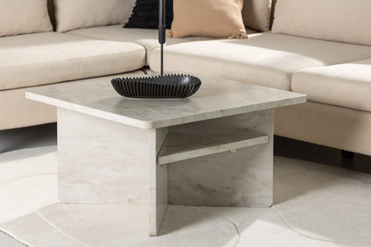 Ålesund sofabord - 75 × 75 cm - beige - billede 13