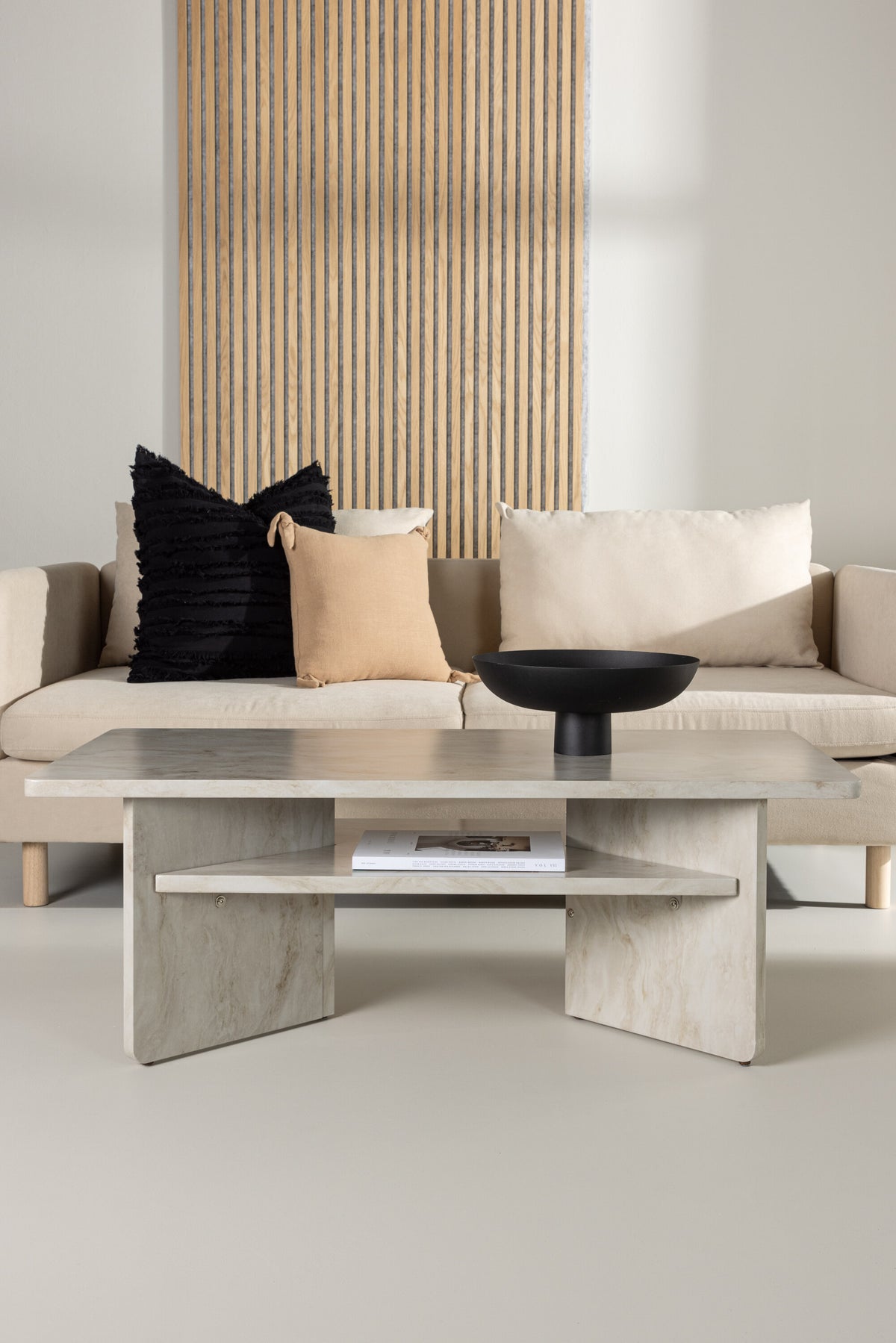 Ålesund sofabord - 120 × 60 cm - beige - billede 16