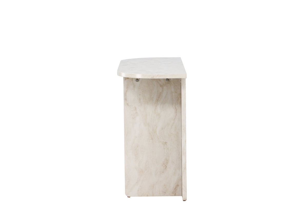 Ålesund sidebord - 120 × 40 cm - beige - billede 4