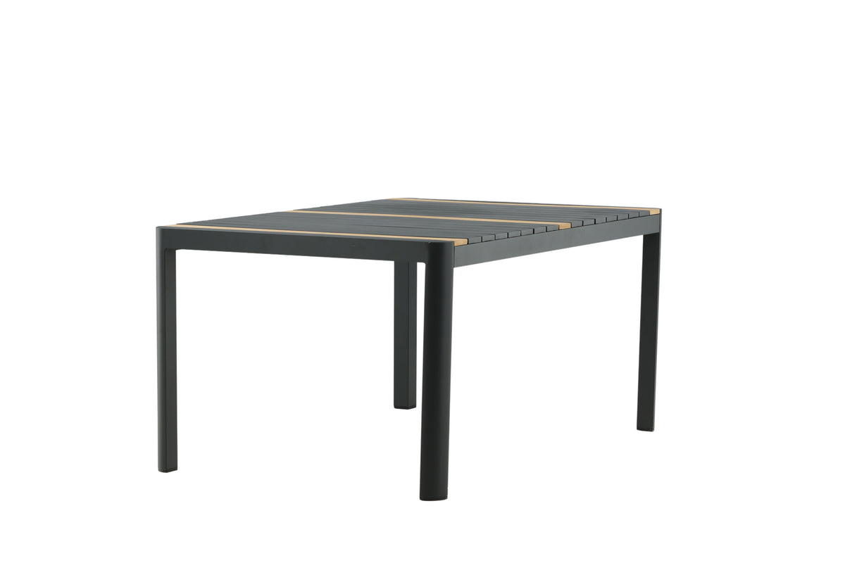 Togo havebord - 150 × 90 cm - sort - billede 2