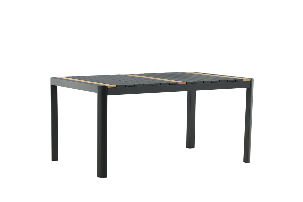 Togo havebord - 150 × 90 cm - sort - billede 3