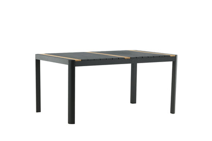 Togo havebord - 150 × 90 cm - sort - billede 3