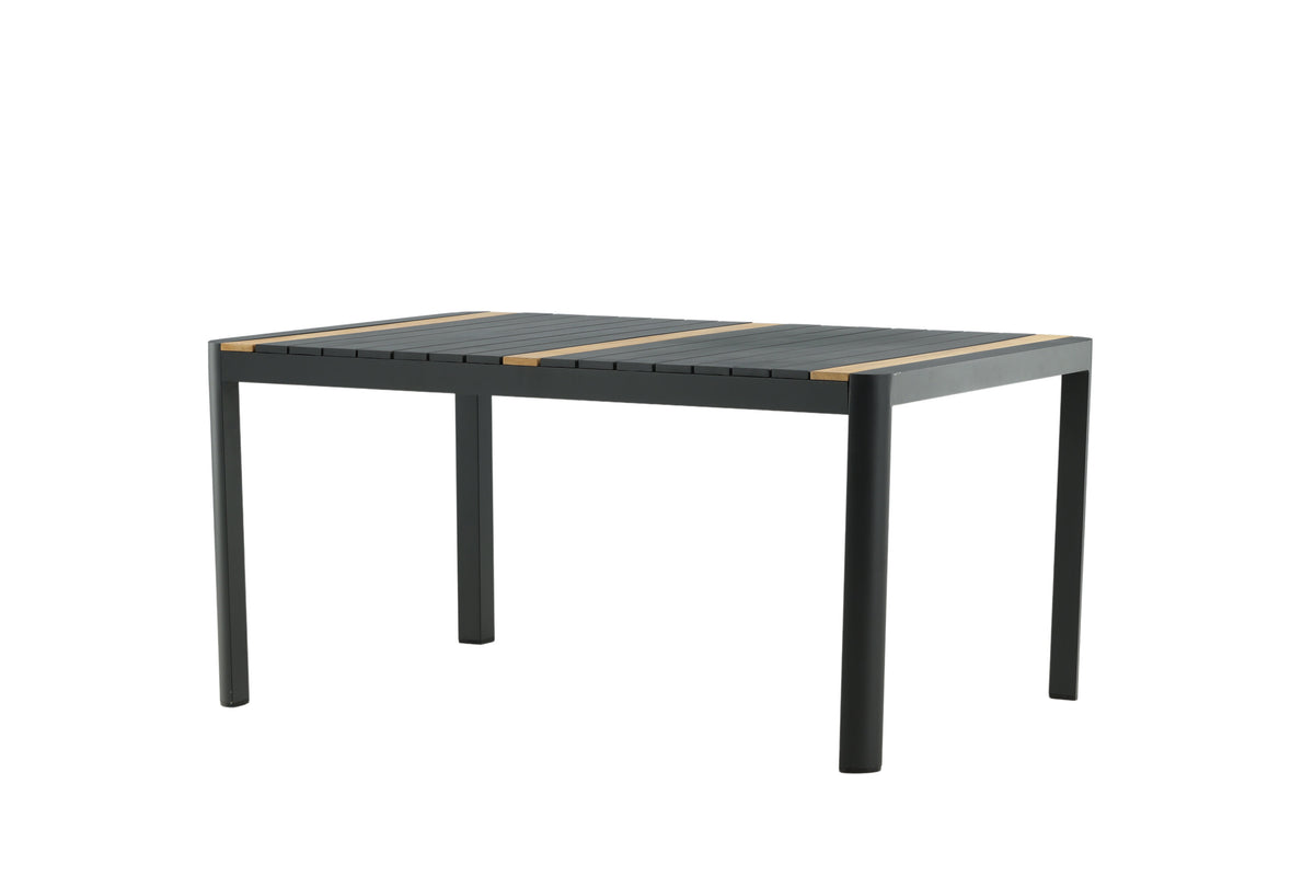 Togo havebord - 150 × 90 cm - sort - billede 5