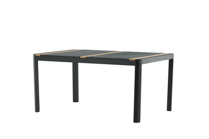 Togo havebord - 150 × 90 cm - sort - billede 5