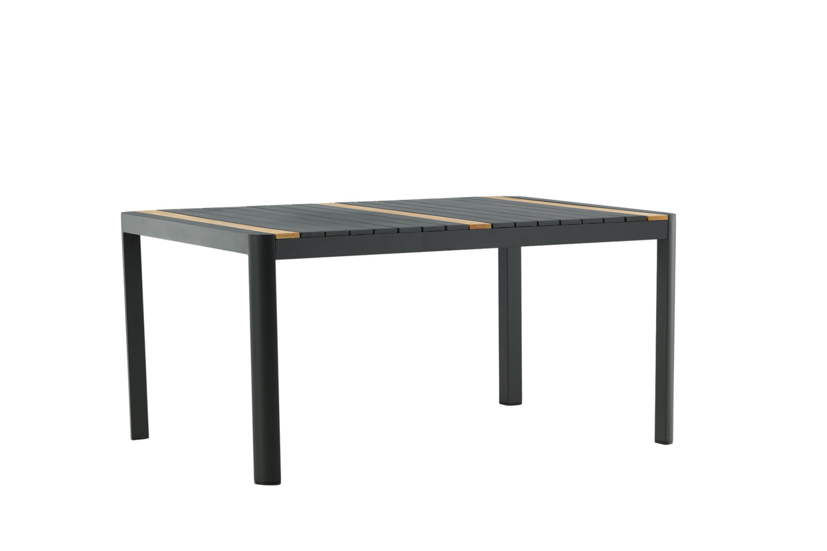 Togo havebord - 150 × 90 cm - sort - billede 9