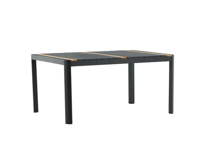 Togo havebord - 150 × 90 cm - sort - billede 9