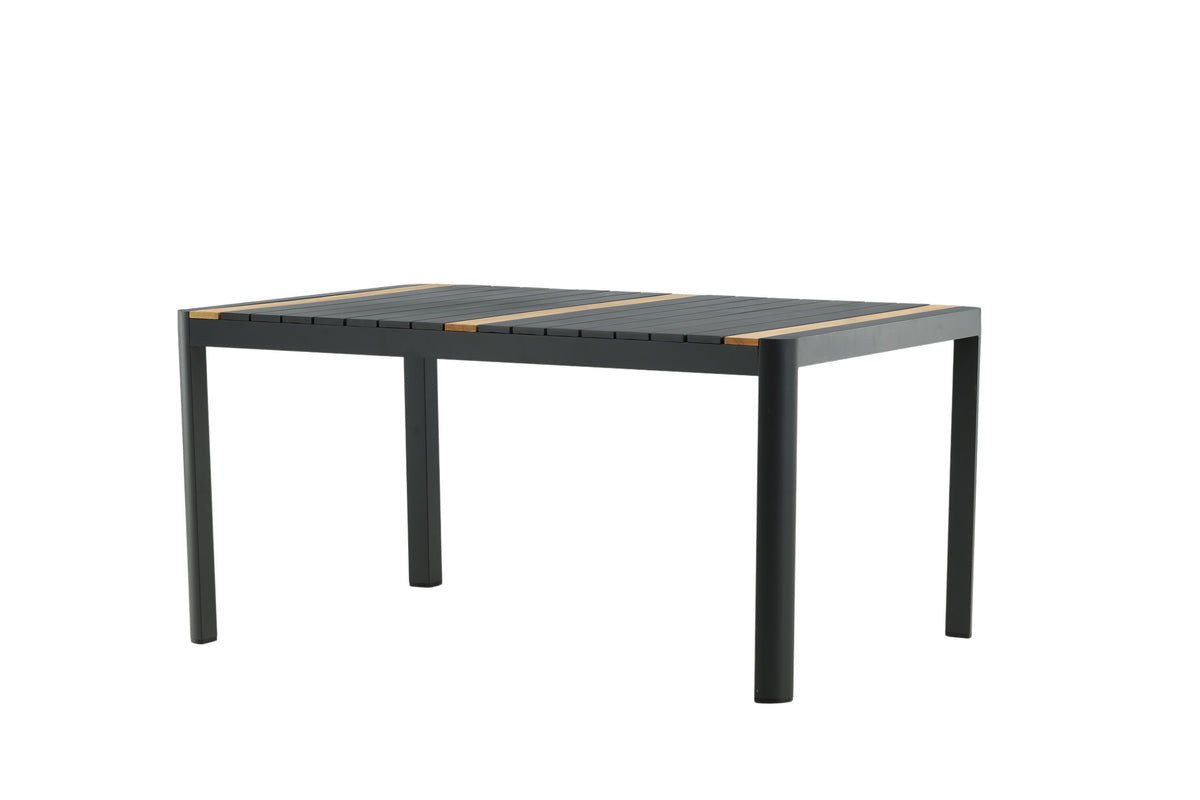 Togo havebord - 150 × 90 cm - sort - billede 11