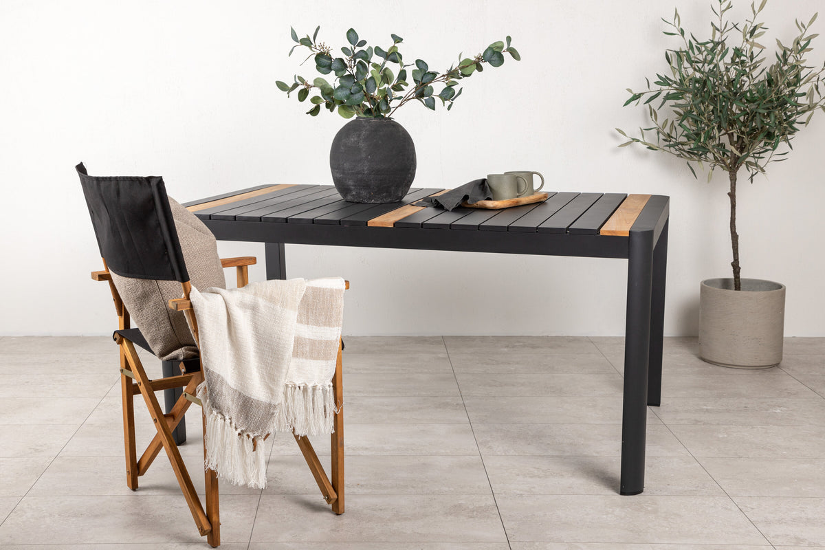 Togo havebord - 150 × 90 cm - sort - billede 13