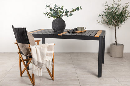 Togo havebord - 150 × 90 cm - sort - billede 13