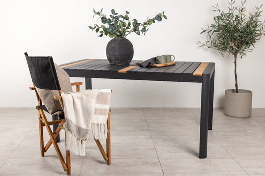 Togo havebord - 150 × 90 cm - sort - billede 13