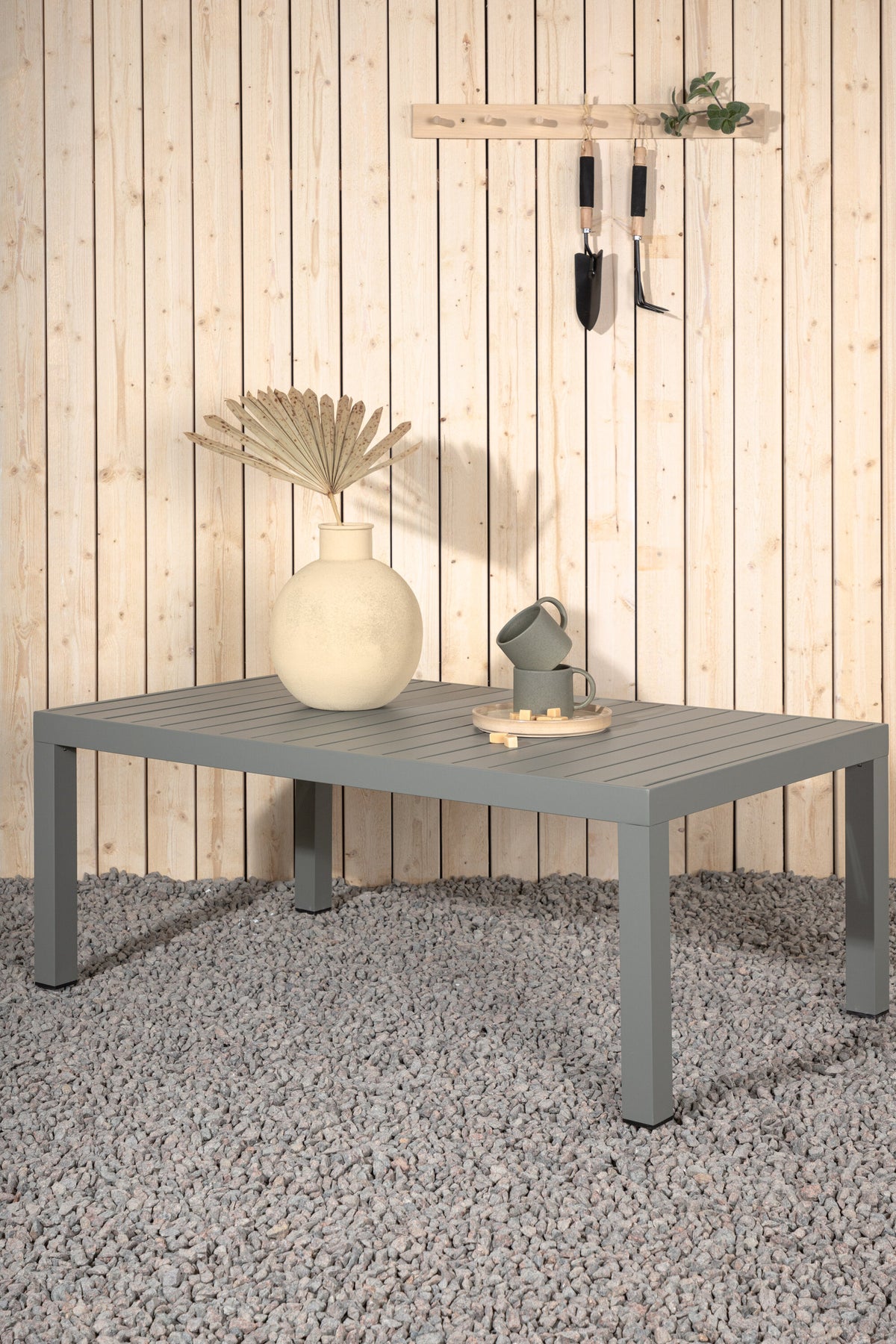 Copacabana sofabord - 120 × 70 cm - khaki - billede 15