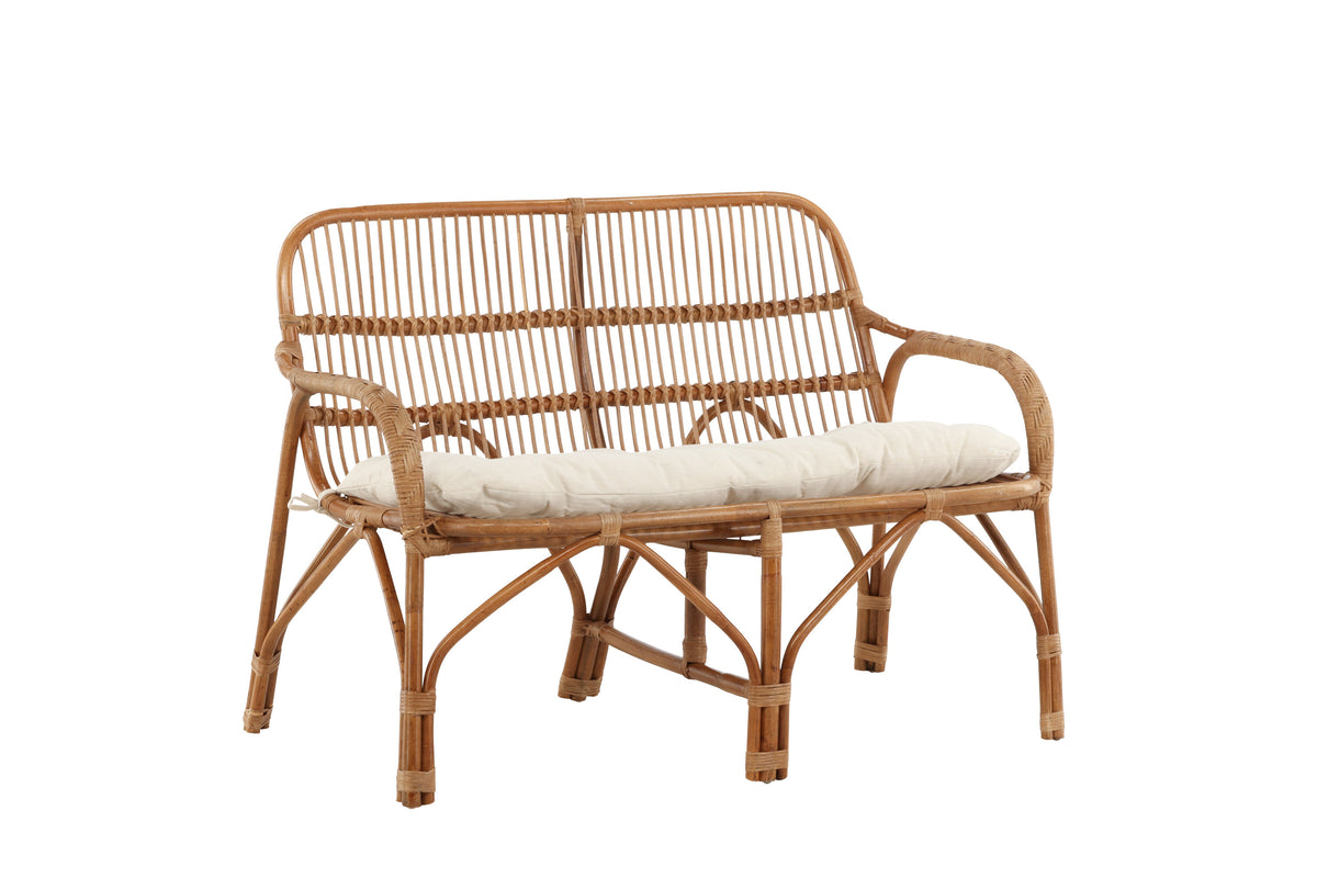 Nella 2-personers sofa - natur, knækket hvid - billede 3
