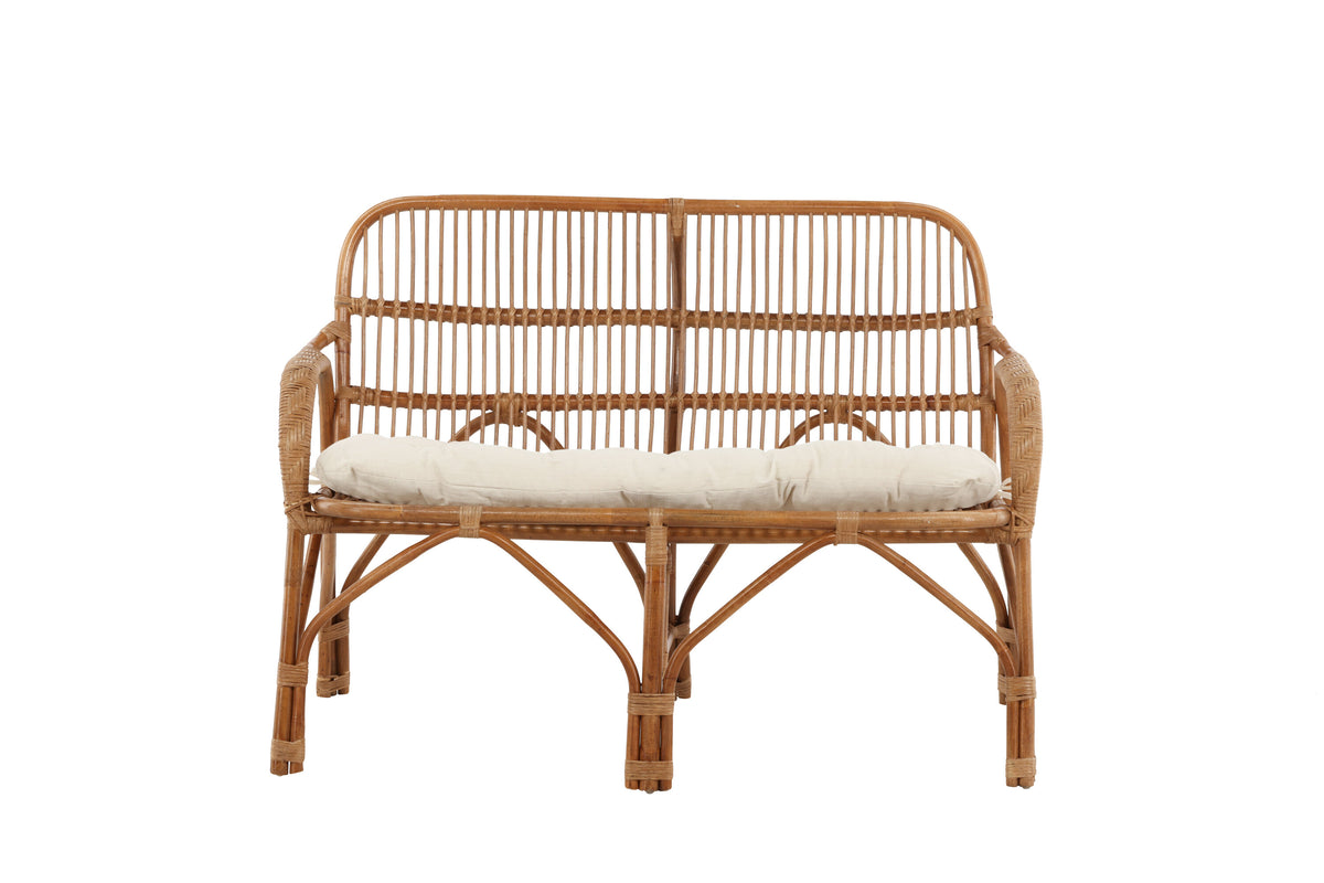 Nella 2-personers sofa - natur, knækket hvid - billede 4